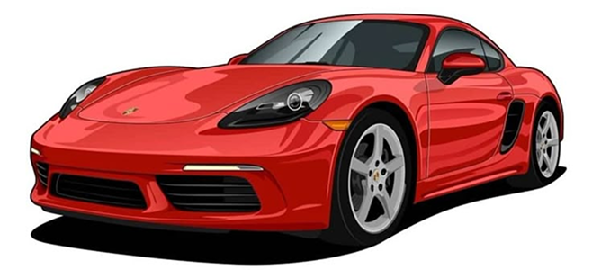 Red sports car